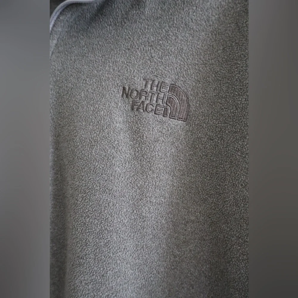 The North Face Gray Zip Up Sweater